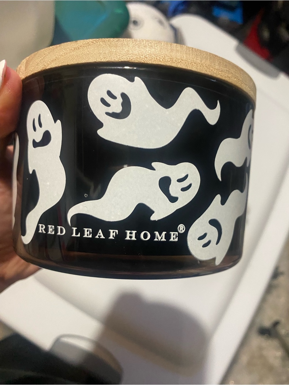 Apple Spice Scented Candle - Black Jar